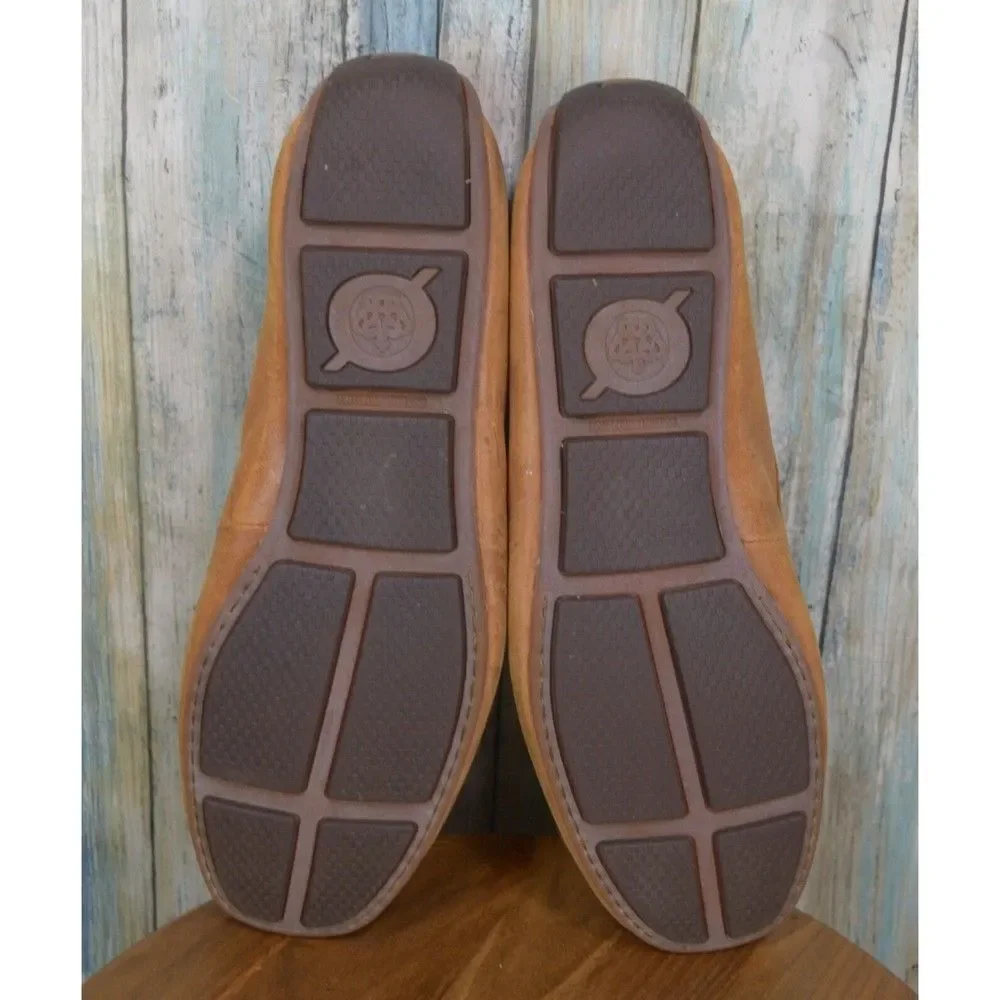 NOT AVAILABLE Leather Moccasins Size 9.5 Brown Driving Moc Shoes